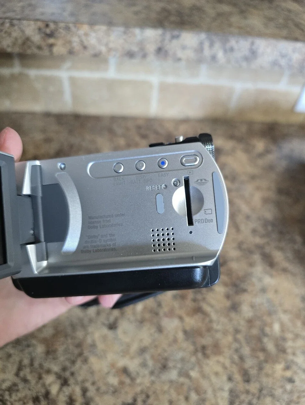 SONY Handycam DCR-SR42 Handheld 30GB HDD Camcorder Tested Working Needs Battery